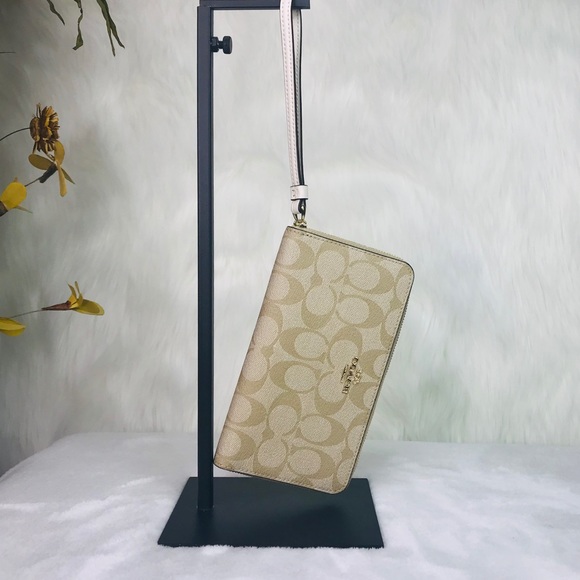 Coach Signature Large Phone Wallet - Picture 7 of 8